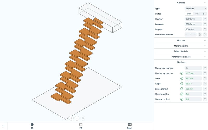 Types d'escalier
