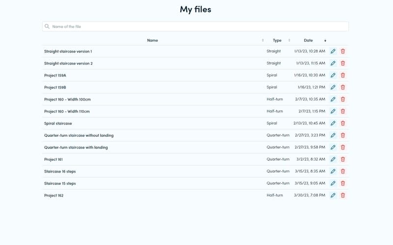 Save your projects