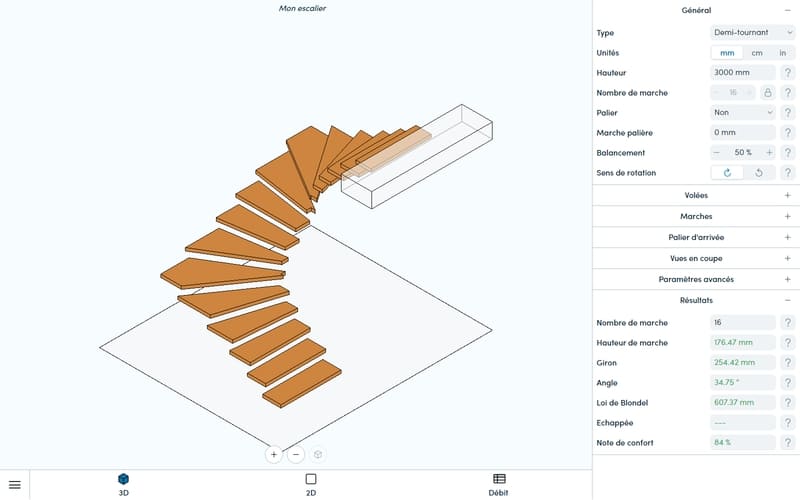 Types d'escalier