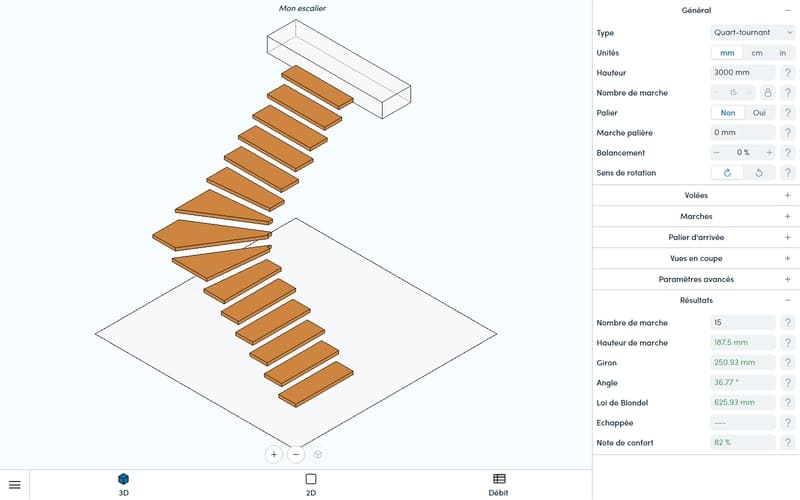 Types d'escalier