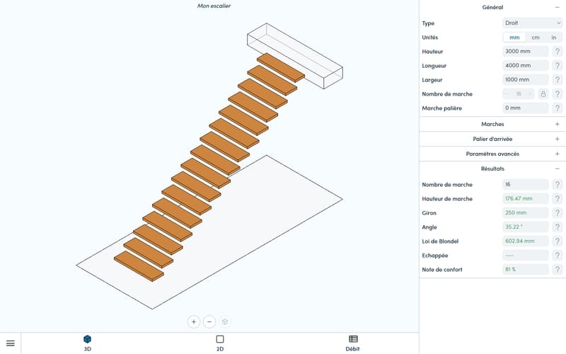 Types d'escalier
